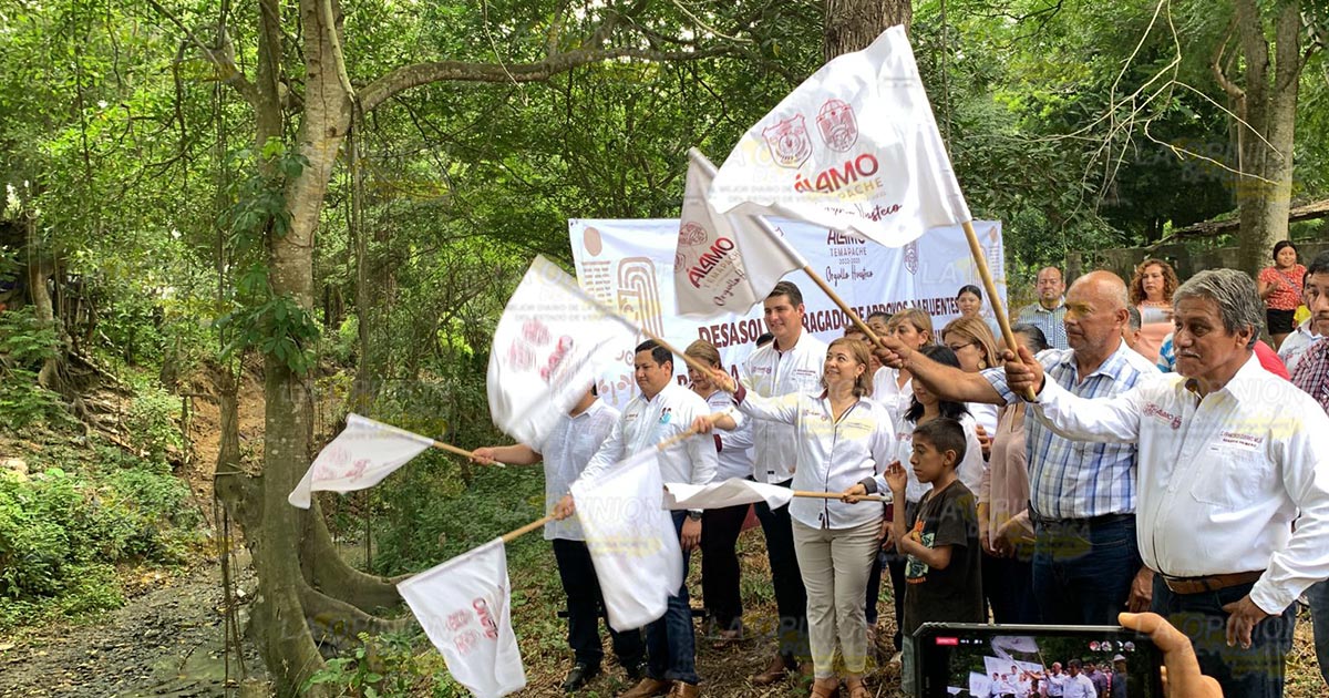 En marcha la limpieza del arroyo del ejido la Unión