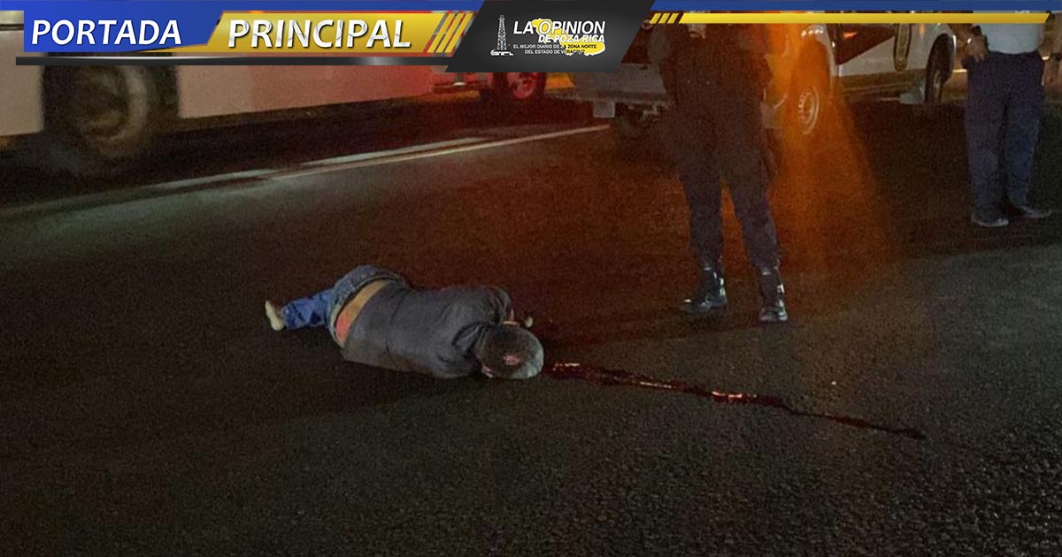 Autobús atropella y mata a peatón