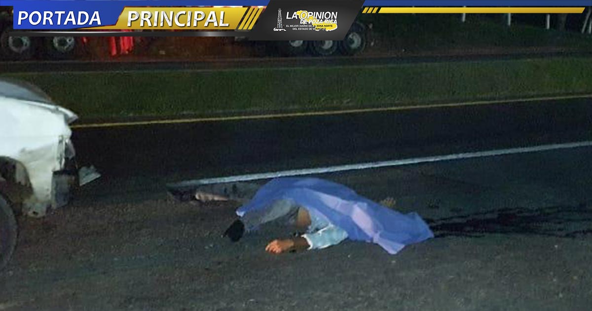 Muere atropellado en la autopista Muere atropellado en la autopista