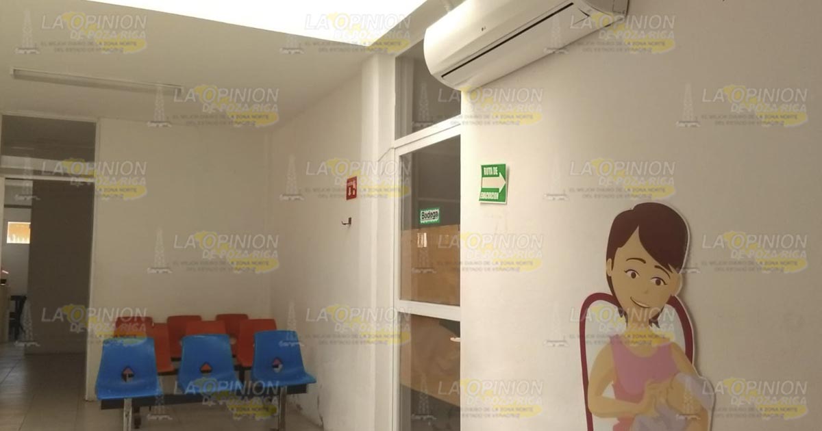 Centro de Salud, horno a 40 grados