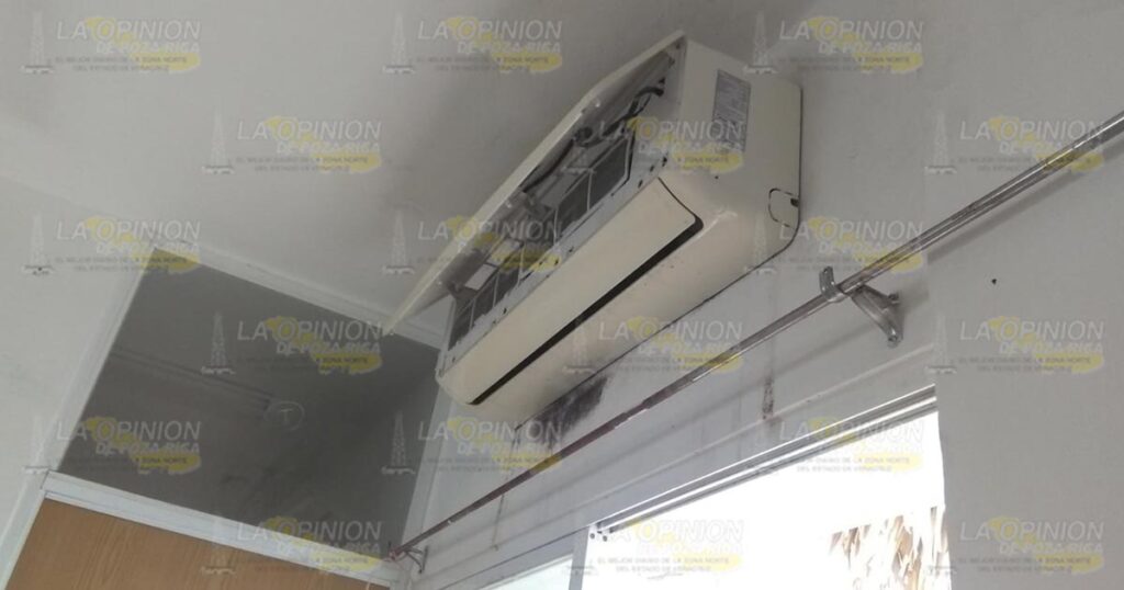 Centro de Salud, horno a 40 grados