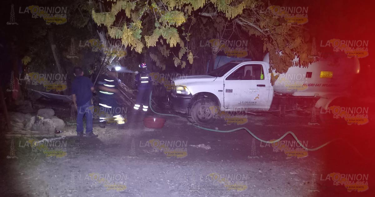 Explota pipa de gas LP 5 personas lesionadas