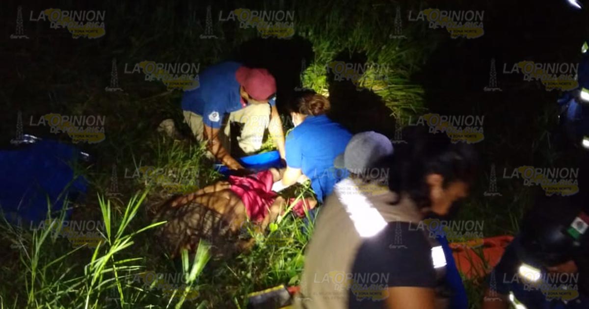 ¡Un muerto y tres lesionados graves en cruenta volcadura!