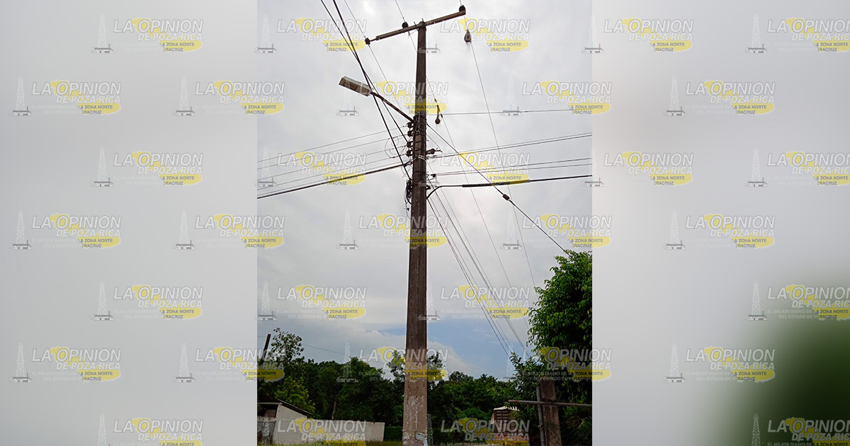 Falla servicio de energía Eléctrica en el municipio