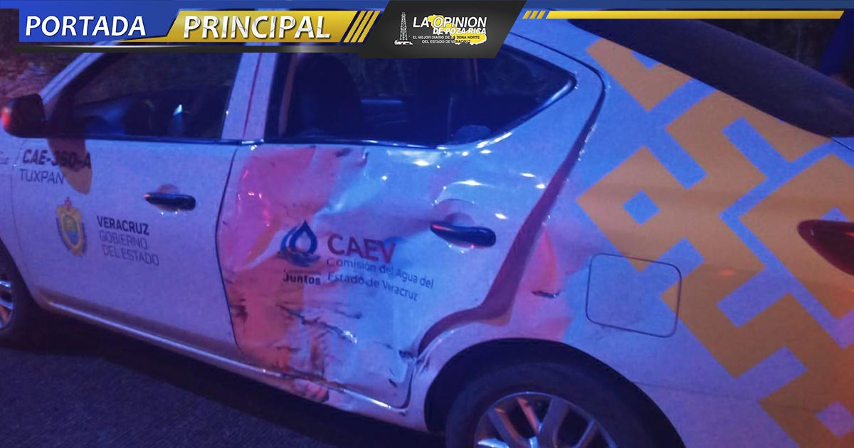 DIRECTOR DE LA CAEV PROVOCA ACCIDENTE DIRECTOR DE LA CAEV PROVOCA ACCIDENTE