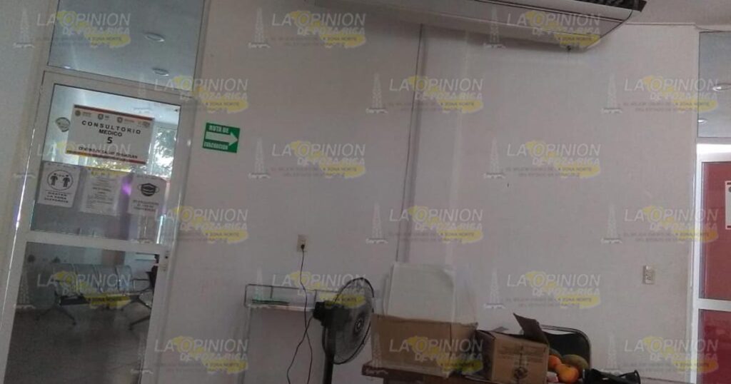 Centro de Salud, horno a 40 grados