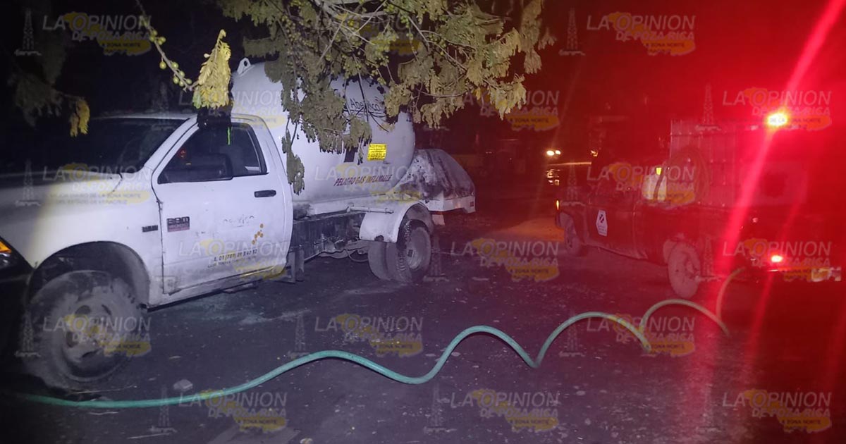 Explota pipa de gas LP 5 personas lesionadas