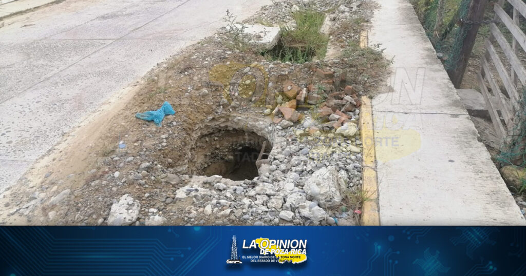 Se lesiona menor al caer en el hoyo de un registro de CAEV Cazones