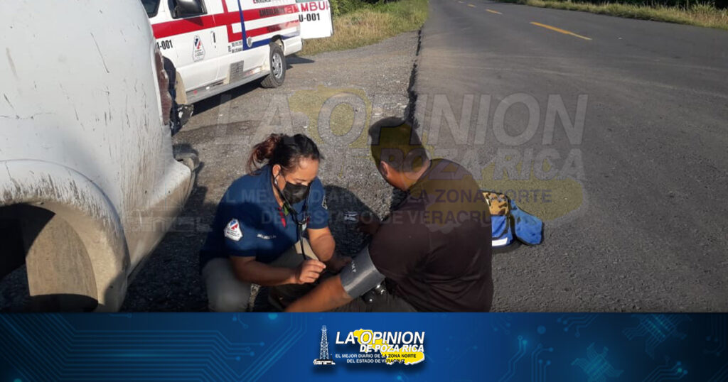 ¡Casi los mata un veloz tráiler!