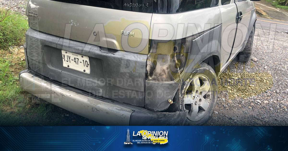 Encontronazo en carretera Poza Rica-Papantla Encontronazo en carretera Poza Rica-Papantla