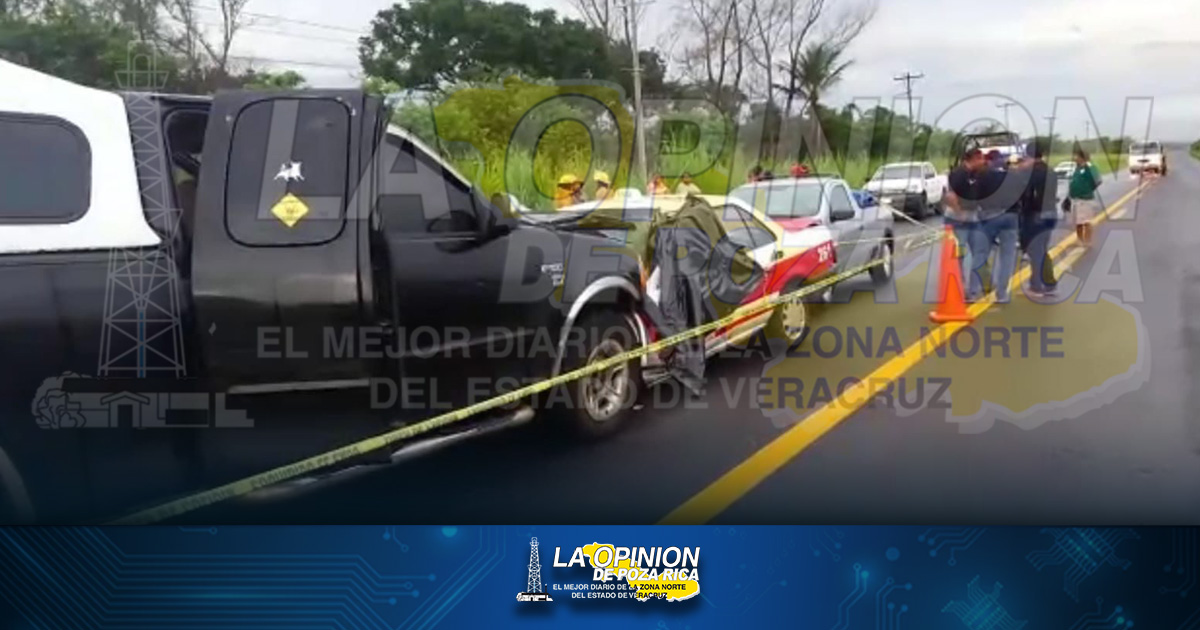 Muere taxista en brutal accidente