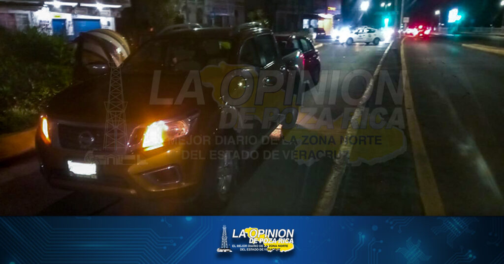 Estrellado en una camioneta