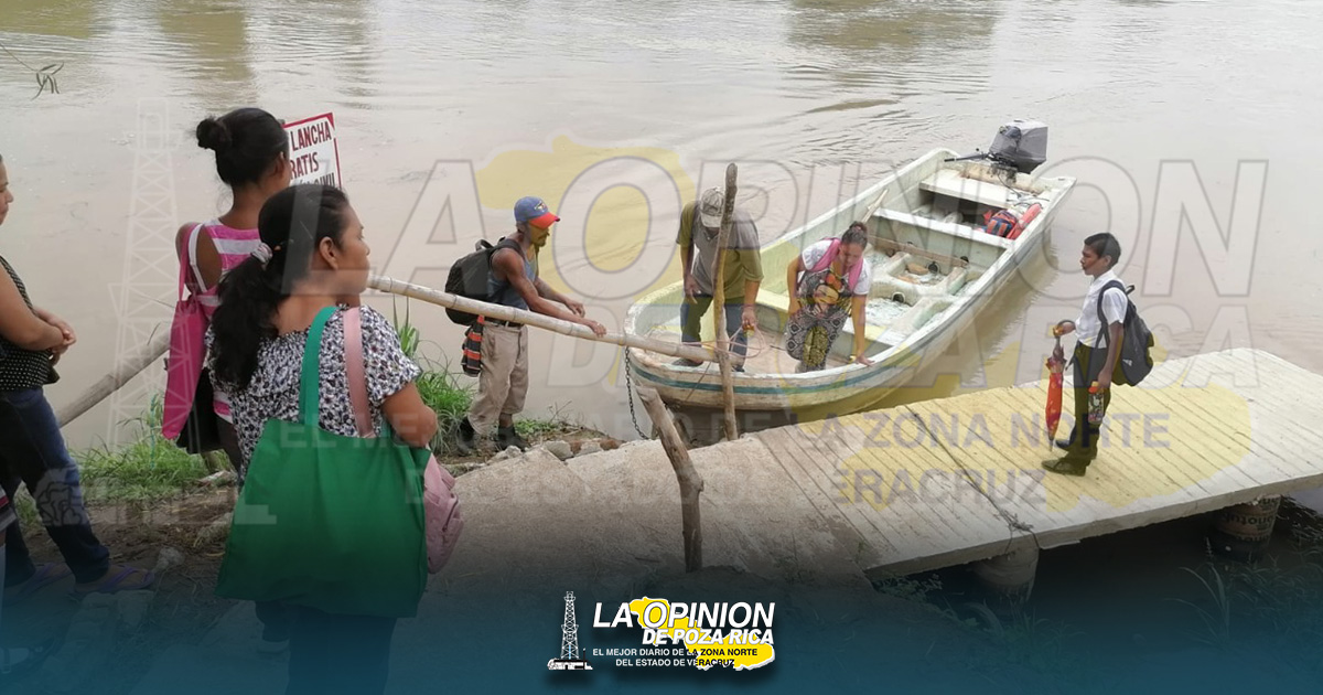 Para actividades la balsa Paquita y no hay paso hacia Chaparrales, por Bajo Grande