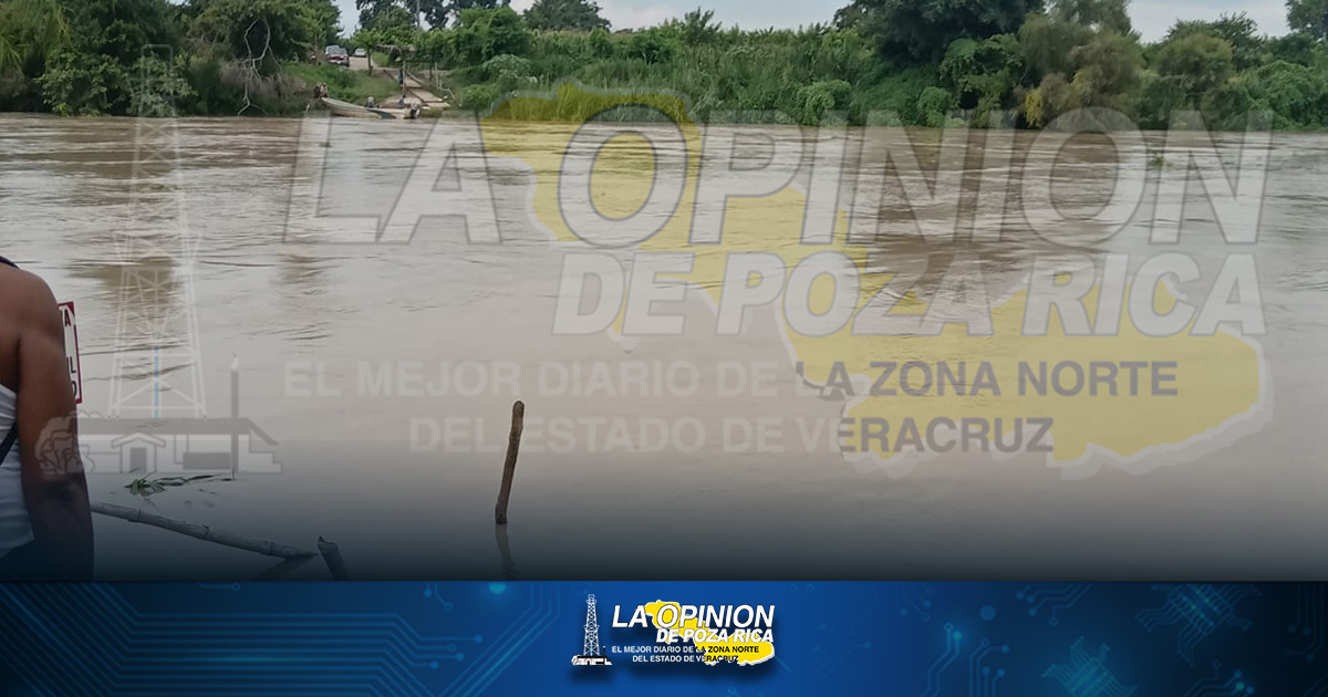 Nadie sabe el nivel real del río Cazones Registra crecida el río Cazones y la escala sigue bajo monte alto; nadie sabe nivel real
