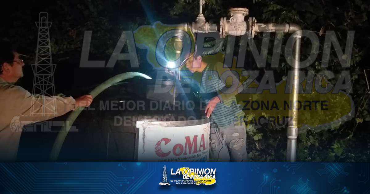 Sin agua por derrame de hidrocarburo