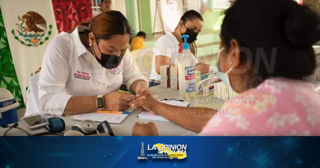 Celebra DIF Tuxpan Fiestas Patrias con jornada de la salud en la comunidad de El Muro