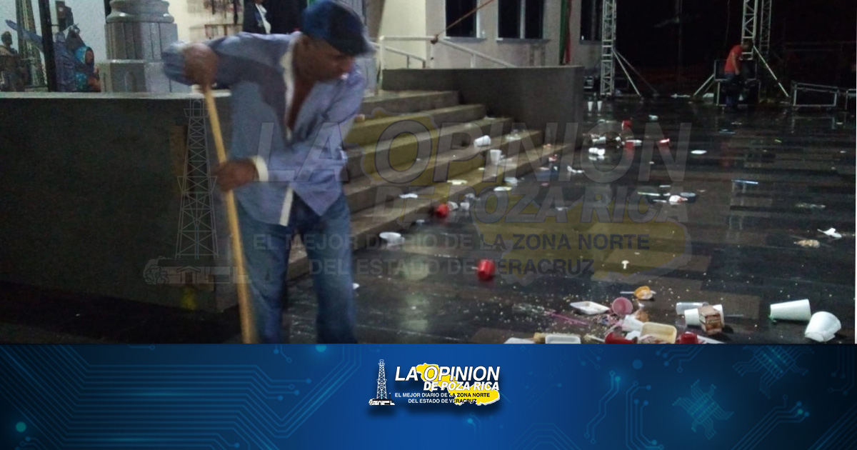 Operativo escoba tras fiestas patrias
