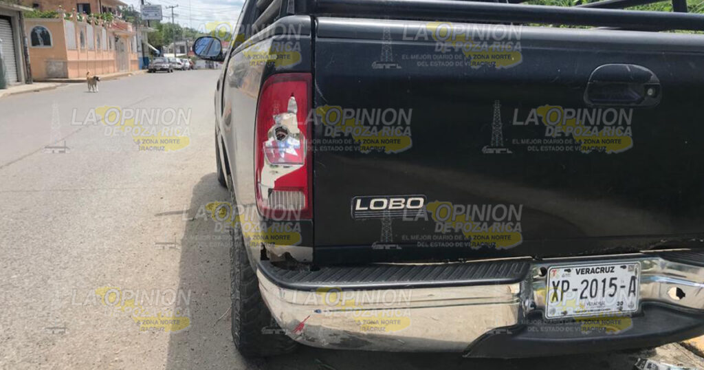 Choca estudiante de secundaria