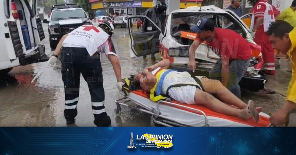 Dos heridos en fuerte choque