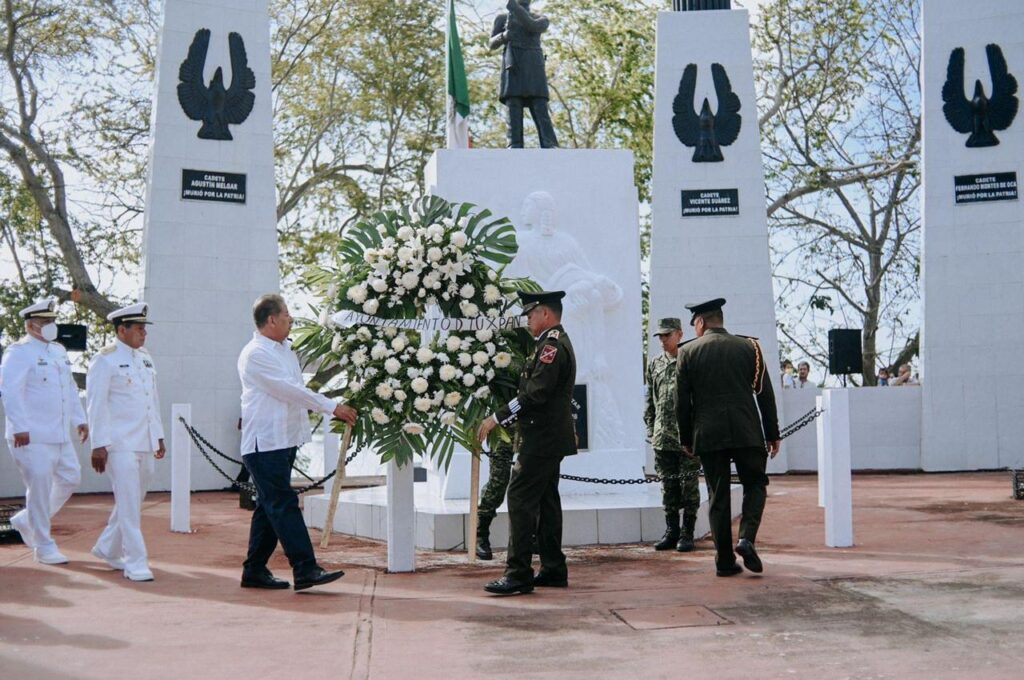 Conmemoran Gesta Heroica de Chapultepec