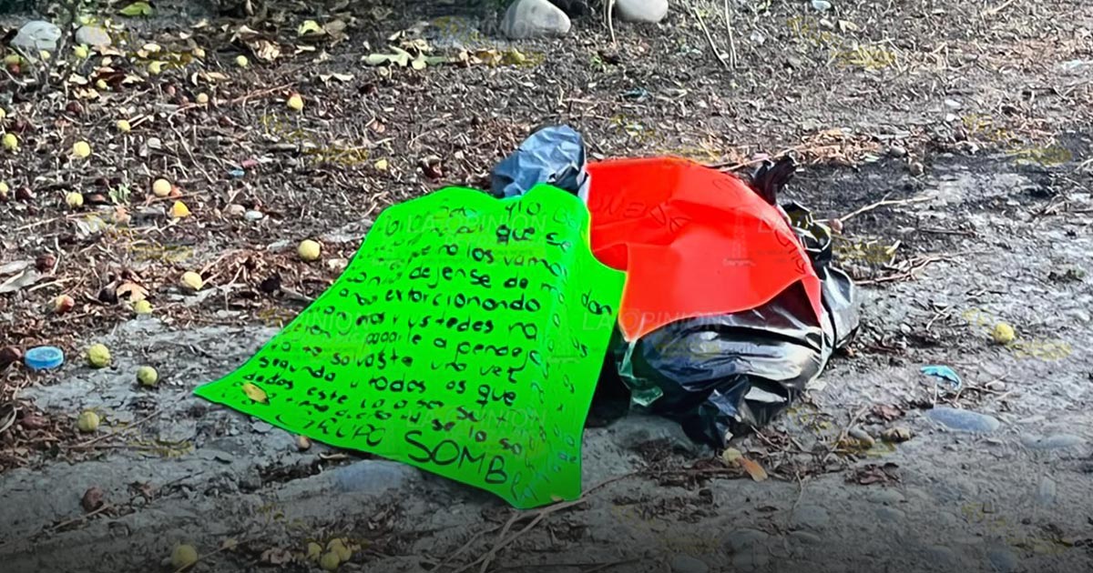 Tiran restos humanos en dos colonias de Álamo