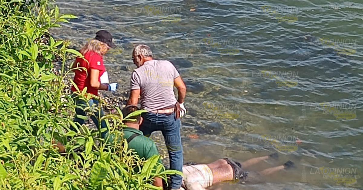 ¡FLOTA CADÁVER EN EL RÍO!