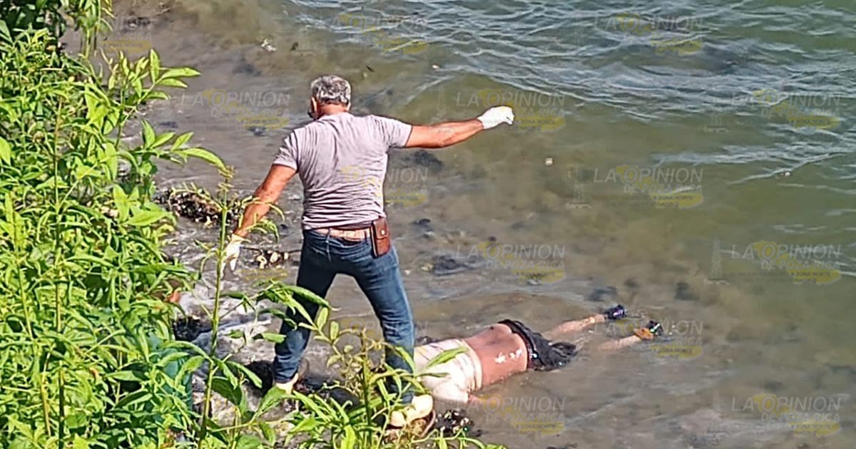¡FLOTA CADÁVER EN EL RÍO!