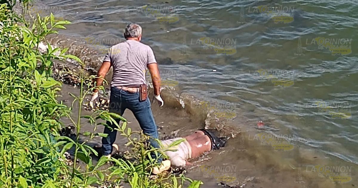 ¡FLOTA CADÁVER EN EL RÍO!