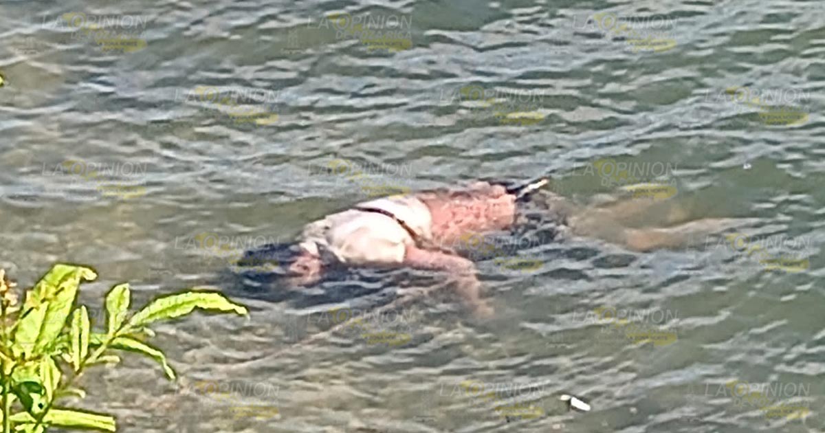 ¡FLOTA CADÁVER EN EL RÍO!