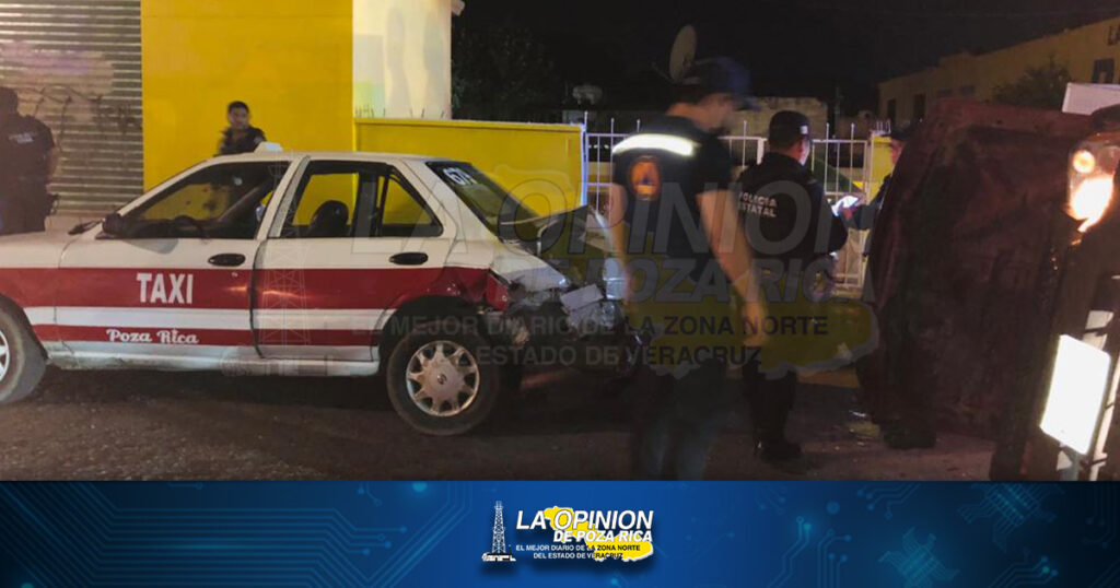 ¡Casi se mata en volcadura!