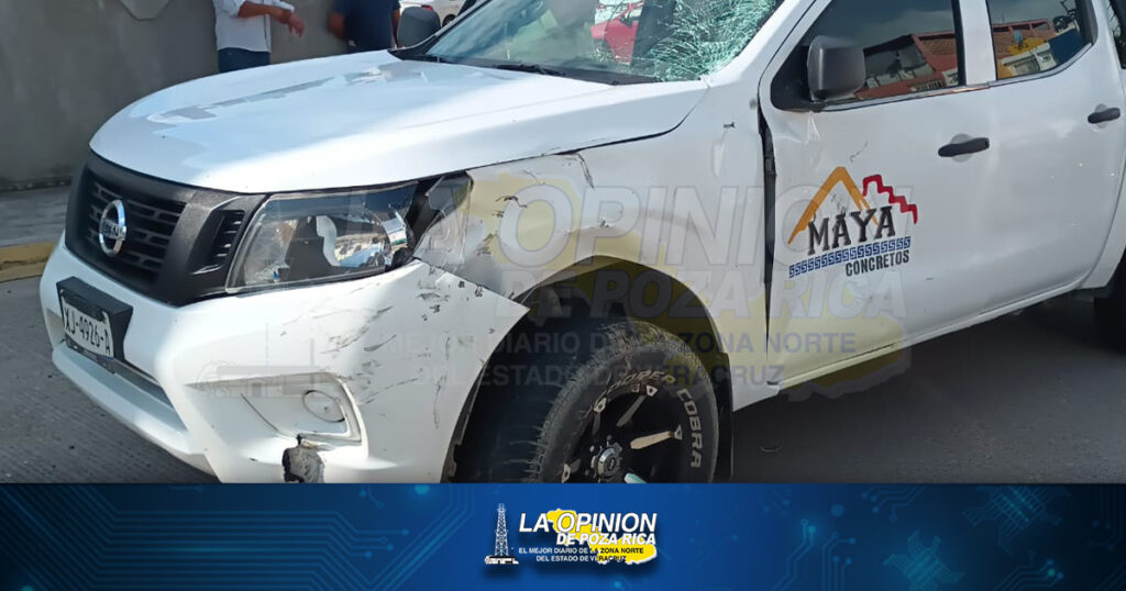 Derribado por una camioneta