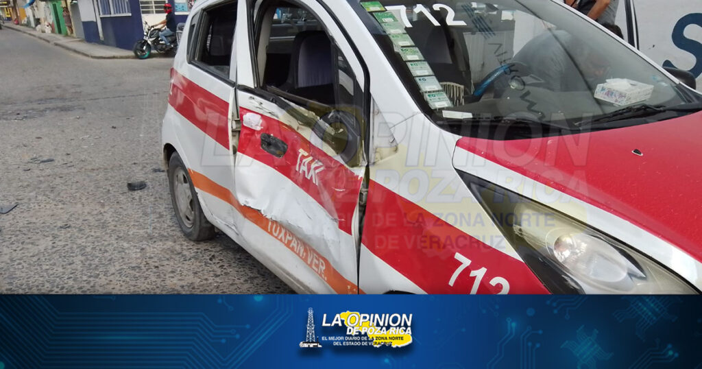 ¡No hace alto y choca!