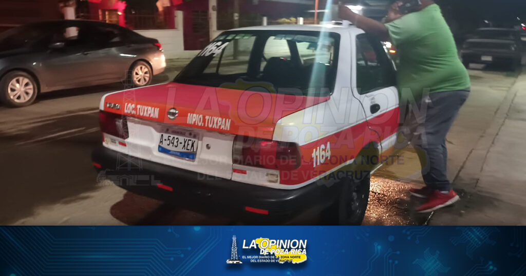 Derribado por un taxista