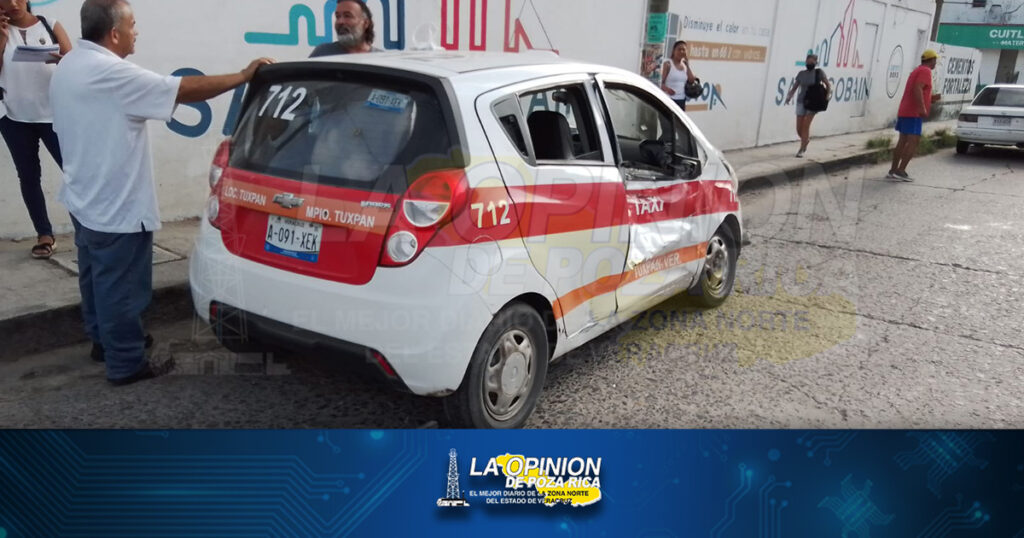 ¡No hace alto y choca!