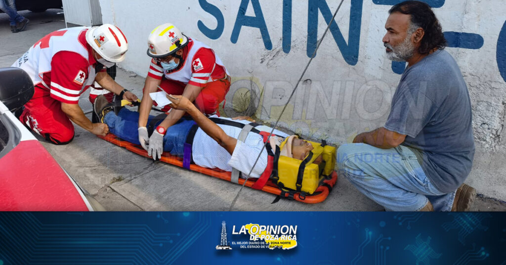 ¡No hace alto y choca!