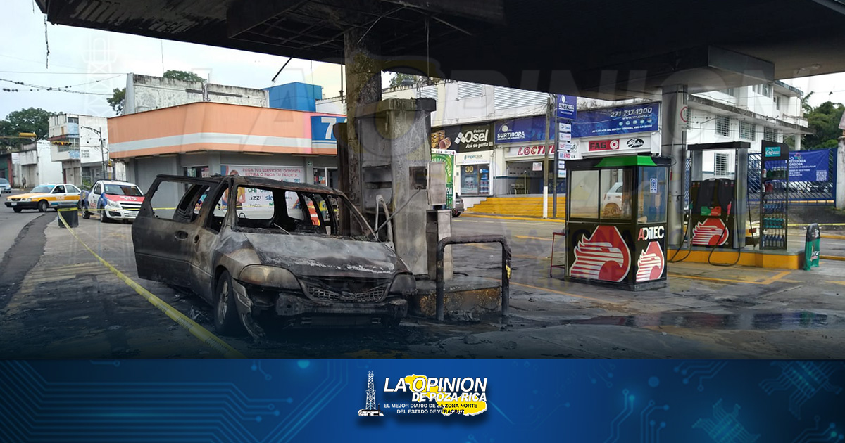 Se incendia Gasolinera en Córdoba Se incendia Gasolinera en Córdoba