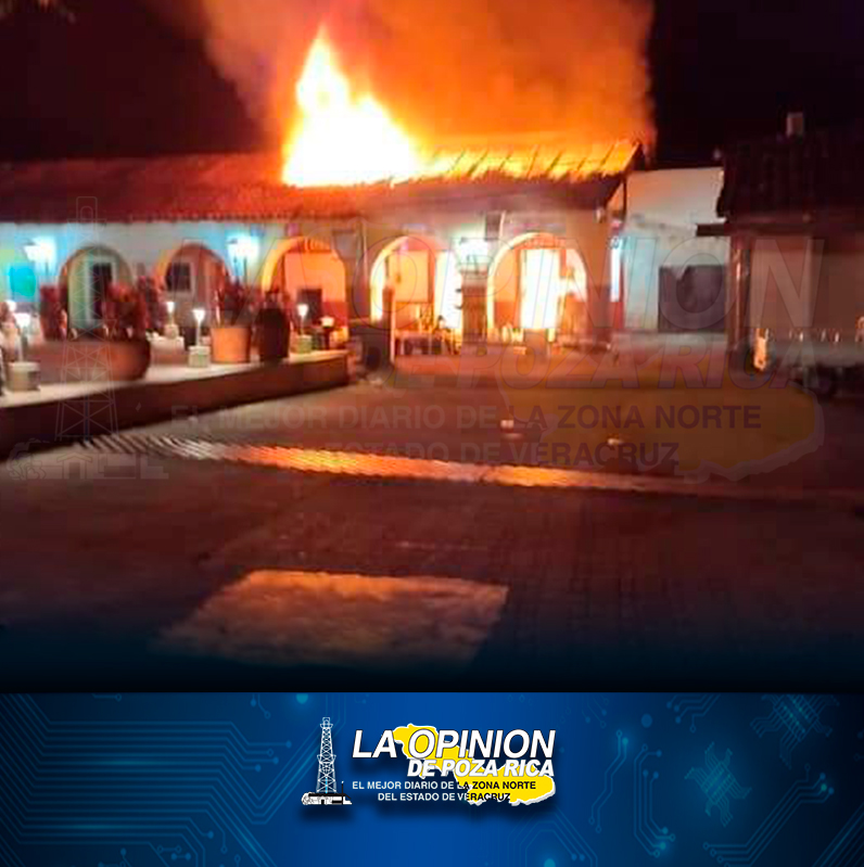 Incendio consume tienda de abarrotes en Tlacuilotepec