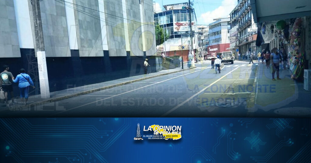 Cierre de vialidades en Tuxpan