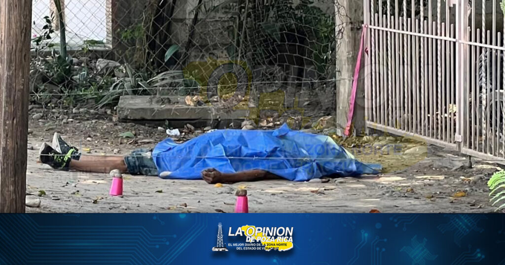 Lo matan cuando iba saliendo de su casa