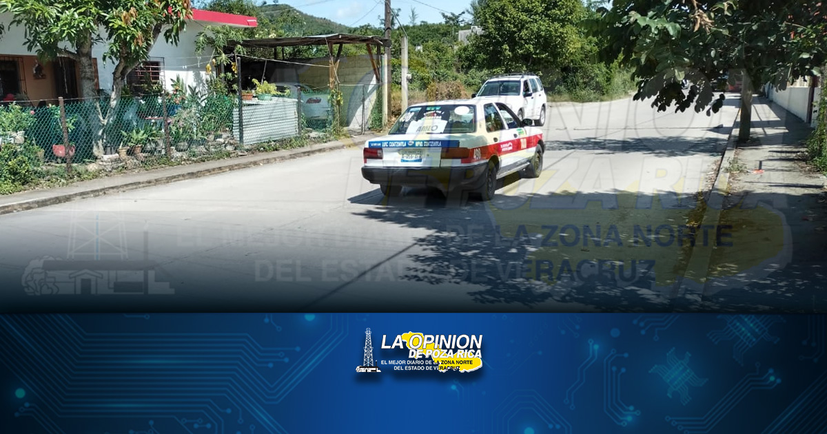 Acusan ciudadanos de Coatzintla la falta de taxis en la mañana