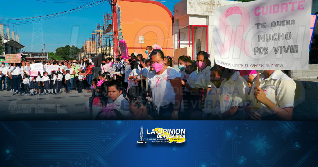 Concientizan el cáncer de mama