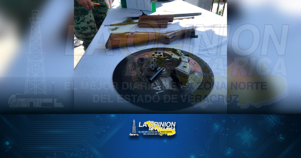 Destruye ejército armas entregadas voluntariamente