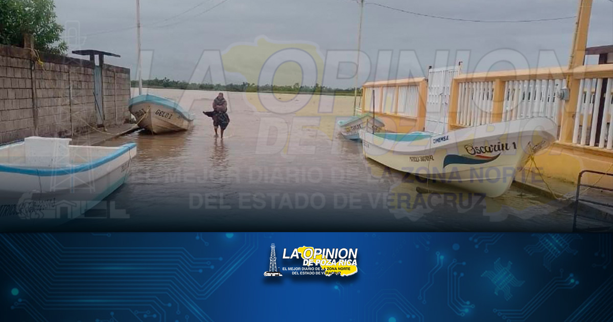 Comienza a desbordarse el río