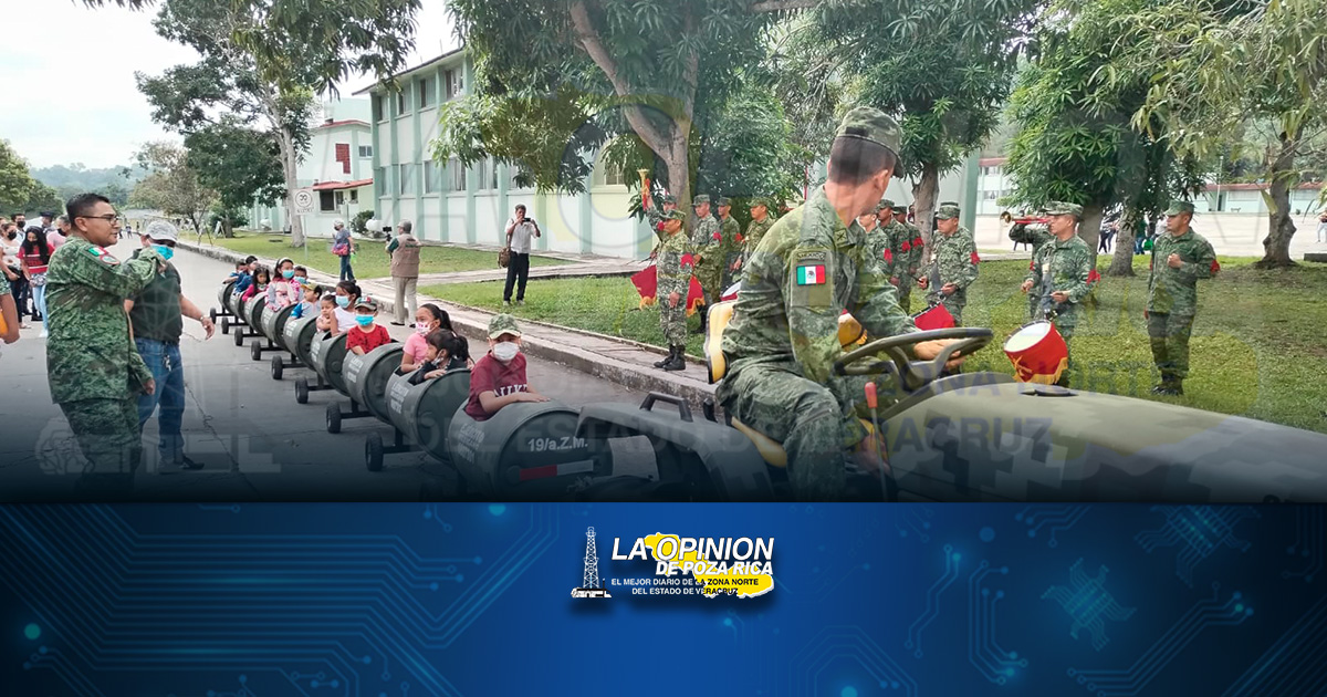Sana convivencia y de acercamiento durante el Paseo Dominical de SEDENA