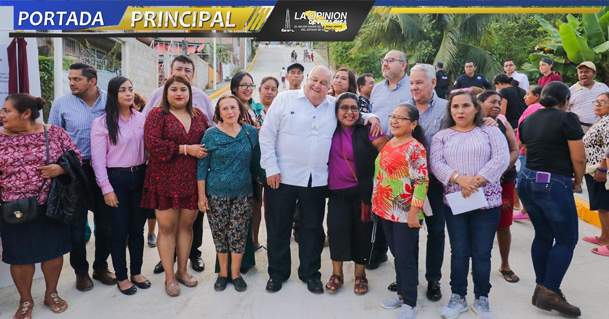 Por fin tienen una calle digna Por fin tienen una calle digna