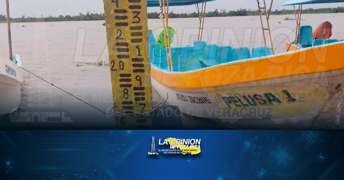 Comienza a desbordarse el río