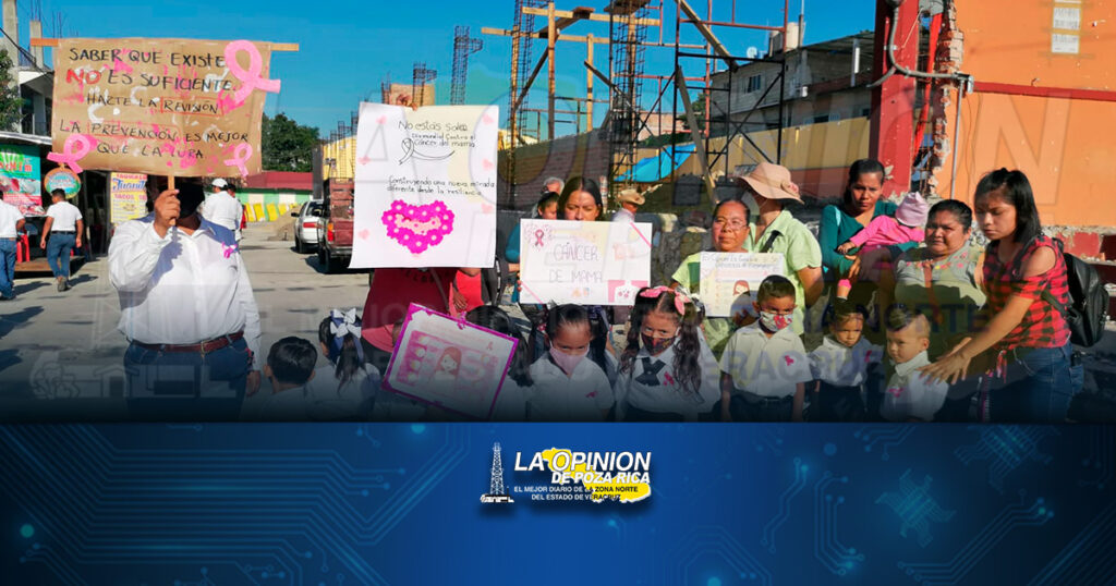 Concientizan el cáncer de mama