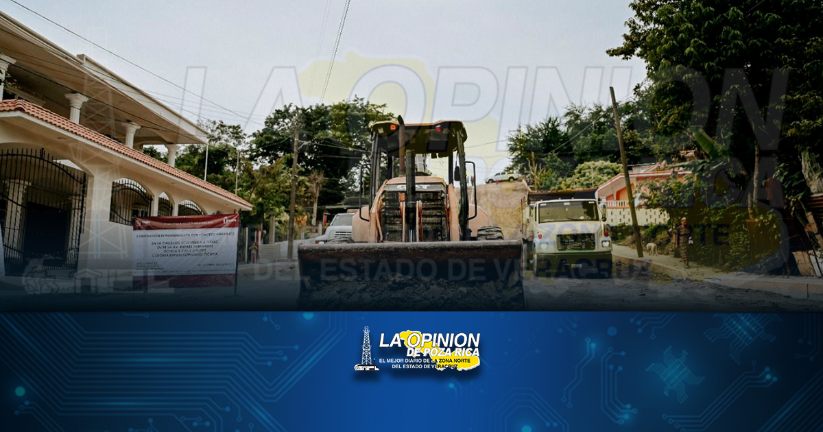 Inicia obra de pavimentación en la Hernández Ochoa