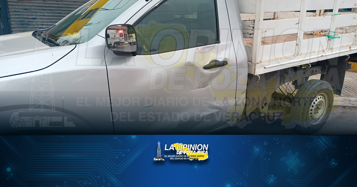SE ESTRELLA EN UNA CAMIONETA