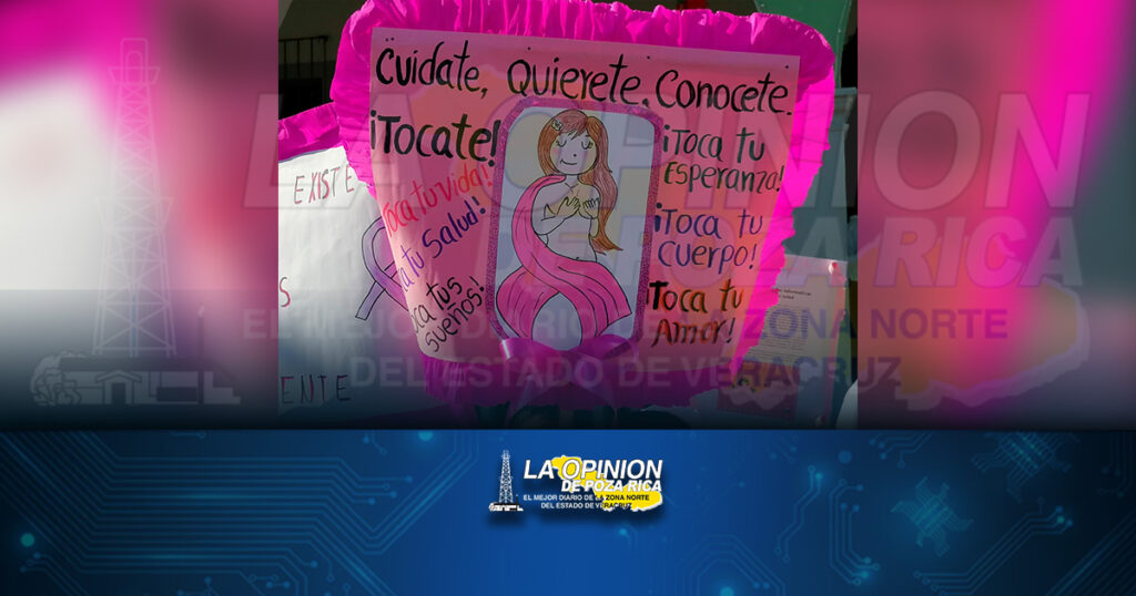 Concientizan el cáncer de mama